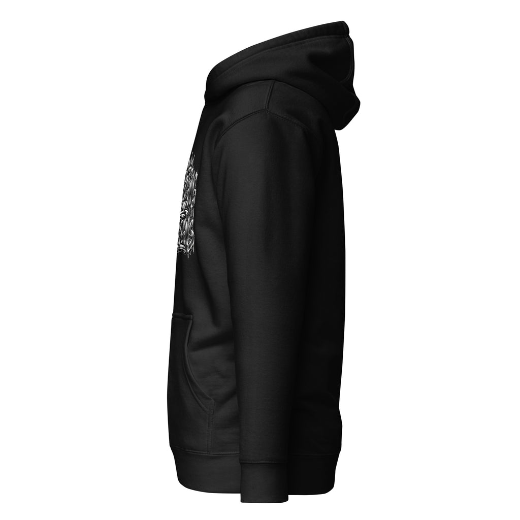 Tiptoeing in My Jordans Signature Graffiti Hoodie, Black, left side view