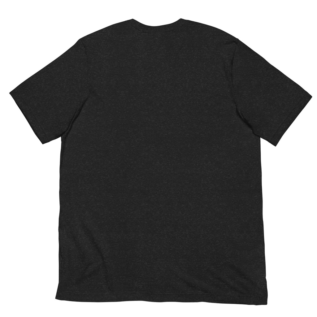 Air Jordan 8 Chrome graffiti tee by Tiptoeing in My Jordans, Black Heather, back view
